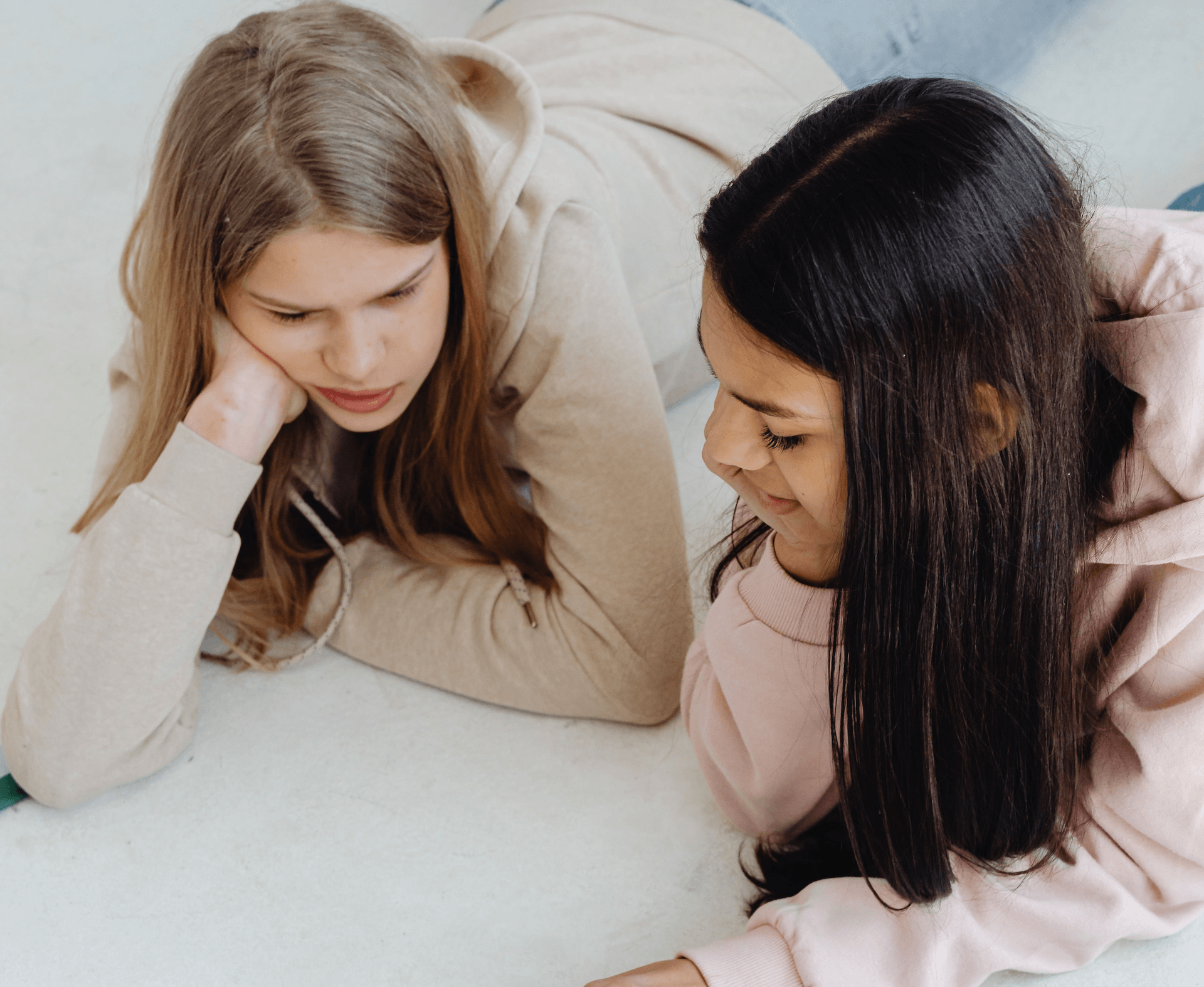 Teenagers discussing